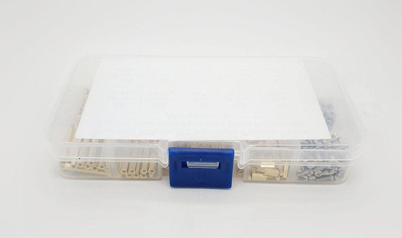 Guard4U 320pcs M2 Hex Male-Female Brass Spacer Standoff&Stainless Steel Screw Nut Assortment Kit M2 Brass