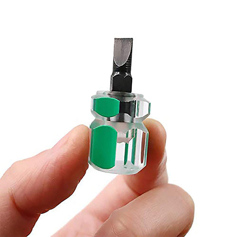 Buspoll Mini ultrashort flat head and Phillips small screwdriver set, sewing machine screwdriver tool concept