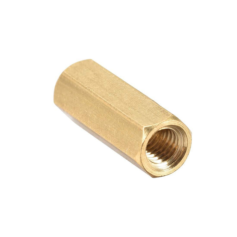 uxcell M5x20mm Female-Female Hex Brass PCB Motherboard Spacer Standoff for FPV Drone Quadcopter, Computer & Circuit Board 10pcs