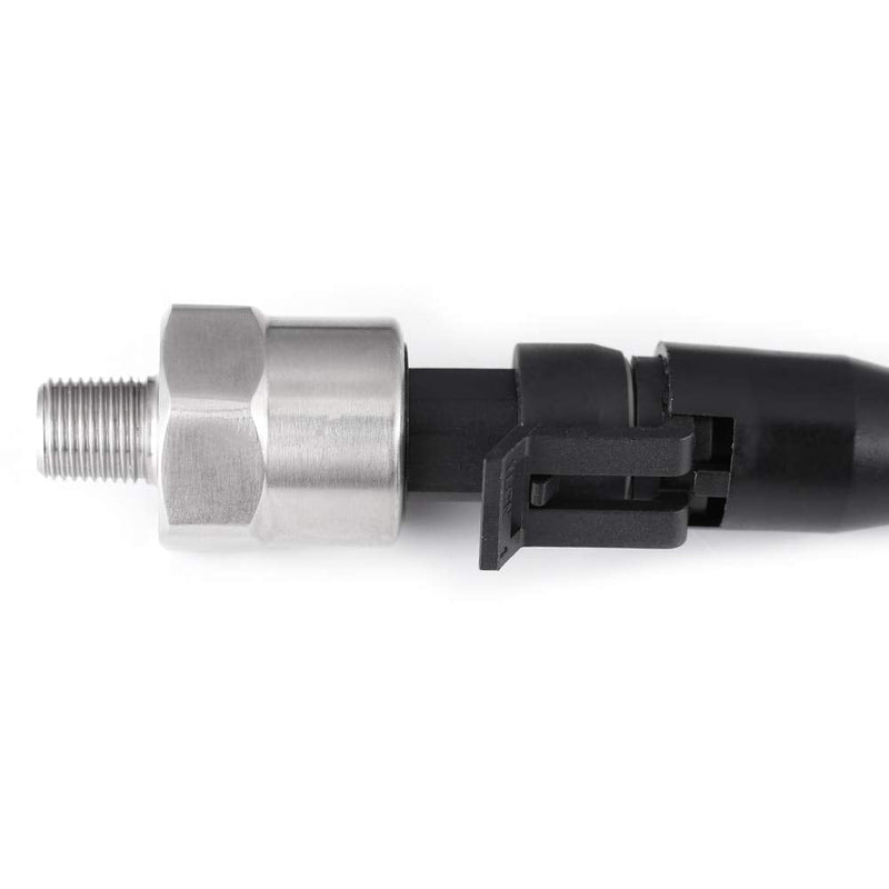 1/8" NPT Thread Stainless Steel Pressure Sensor, Fuel Pressure Sending, High Temperature 30 Psi Pressure Transducer for Oil Fuel Air Water(30PSI) 30PSI
