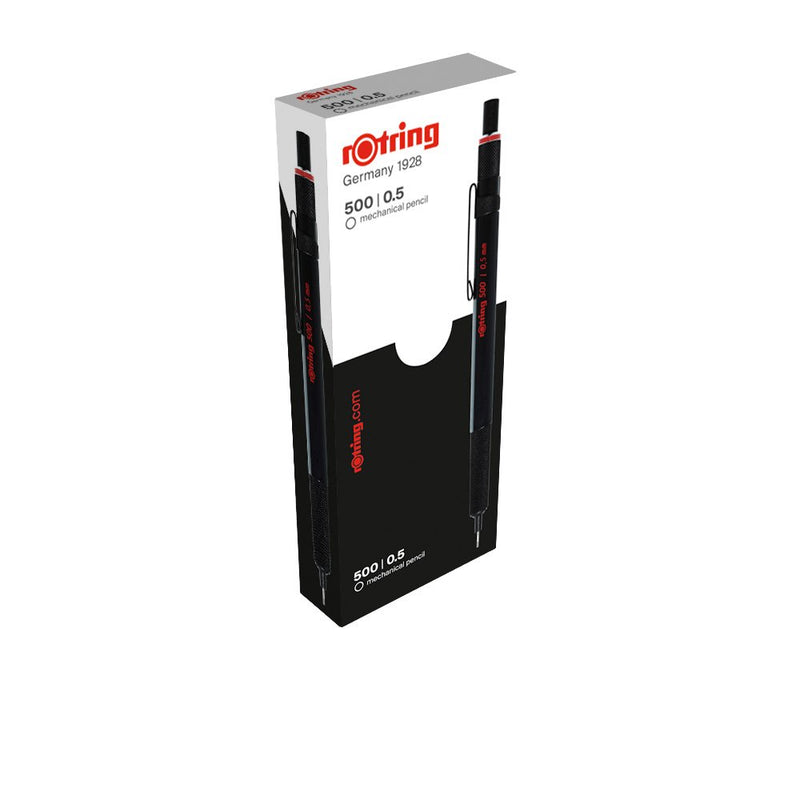 rOtring 1904727 500 0.7mm Mechanical Pencil, Black (502507N) Standard Packaging