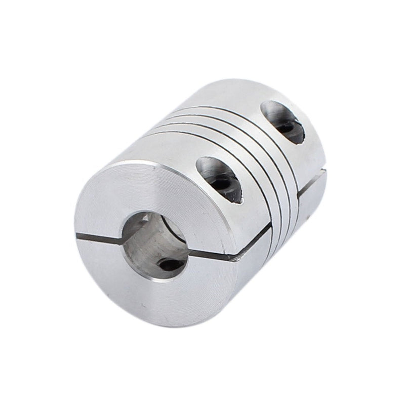 uxcell 10mm to 10mm Shaft Coupling 30mm Length 25mm Diameter Stepper Motor Coupler Aluminum Alloy Joint Connector for 3D Printer CNC Machine DIY Encoder 10-10mm