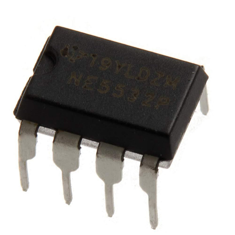 Bridgold 10pcs NE5532 5532 Dual Operation high Performance Low Noise Audio Operational Amplifier for Professional Audio Equipment, Instruments, Control Circuits.