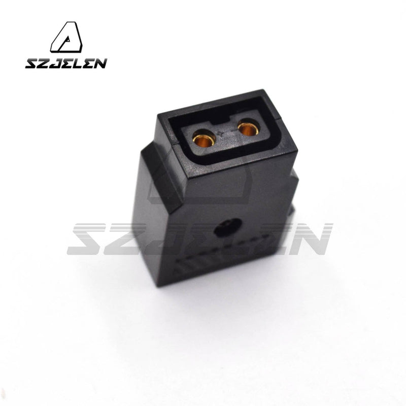 SZJELEN 2pcs P-tap D-tap Female Type B Rewirable DIY Socket for DSLR Power Supply Anton Bauer V Mount Plate Battery P-tap Splitter (Female d-tap Plug) 2pcs Female d-tap plug