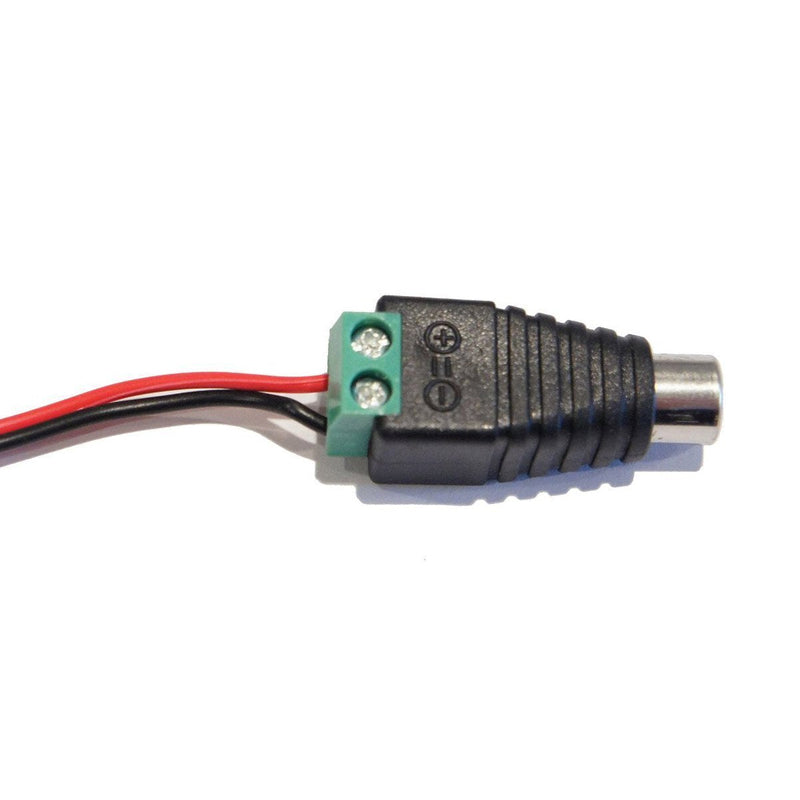 Lemoy Liimevvon 10-Pack Phono RCA Male and Female Plug to AV Screw Terminal Audio/Video Connector Adapter (5 Male & 5 Female)