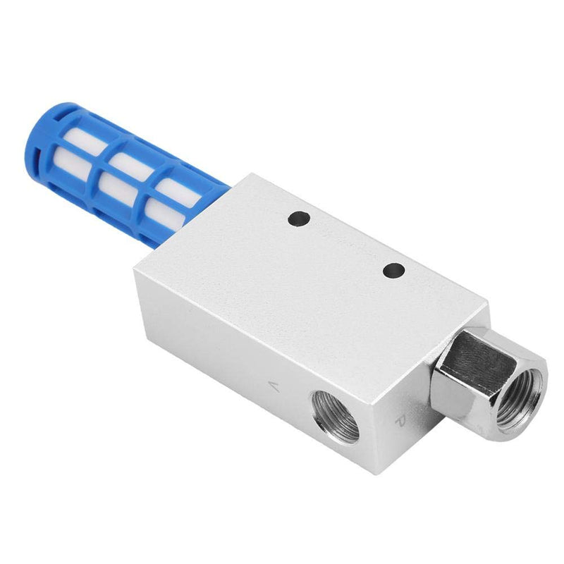 Oumefar Air Ejector for Vacuum Generator Aluminum Alloy CV-15HS Vacuum Generator Pneumatic Exhaust Compact with Silencer