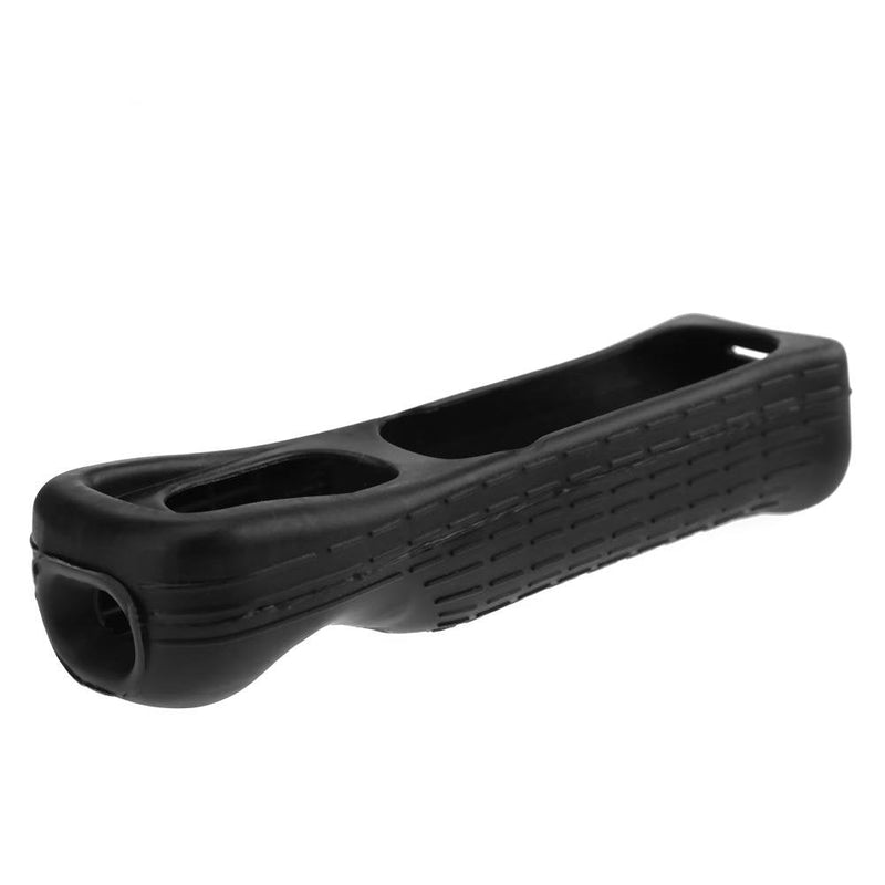 1 x Silicone Soft Cover for Wii Game Controller Soft Silicone Cover Case Protective Sleeve for Wii Remote Controller Protection (Black) Black