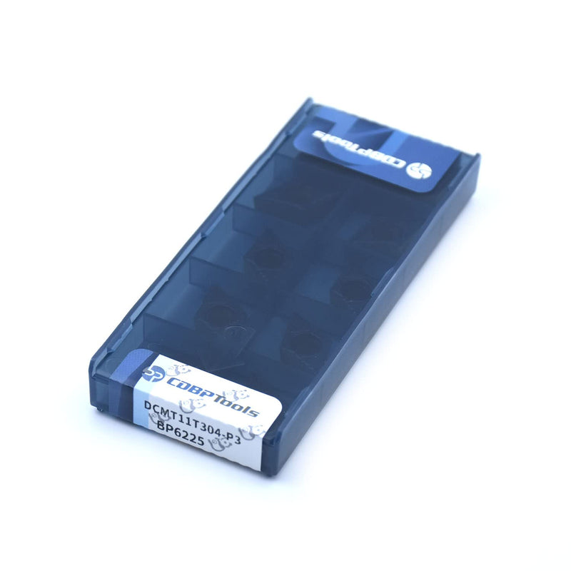 CDBP Turning Insert DCMT 11T304 DCMT32.51 for Turning Steel CVD Coated 10pcs DCMT11T304-MD