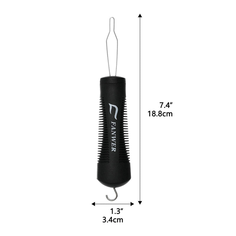 2 Pack Button Hook Dressing Aids with Zipper Pull-Button Aid and Zipper Pull Helper for Button Assist Device with Comfort & Wide Grip, Shirt & Coat Buttoning Aid for Elderly