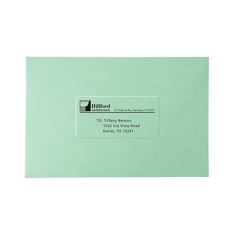 Avery Address Labels for Copiers, 1" x 2-13/16", 2,310 Matte Frosted Clear Labels (5311)