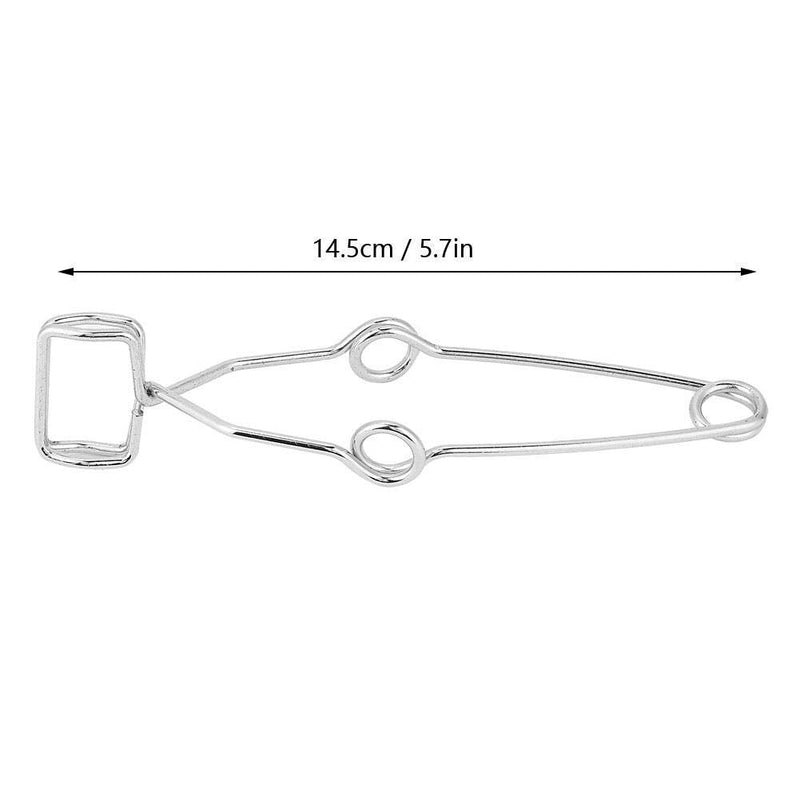 5Pcs/Set Spring Test Tube Steel Clip Clamp Holder Testing Tube Holder Laboratory Experiment Tool Length 14.5cm / 5.7in