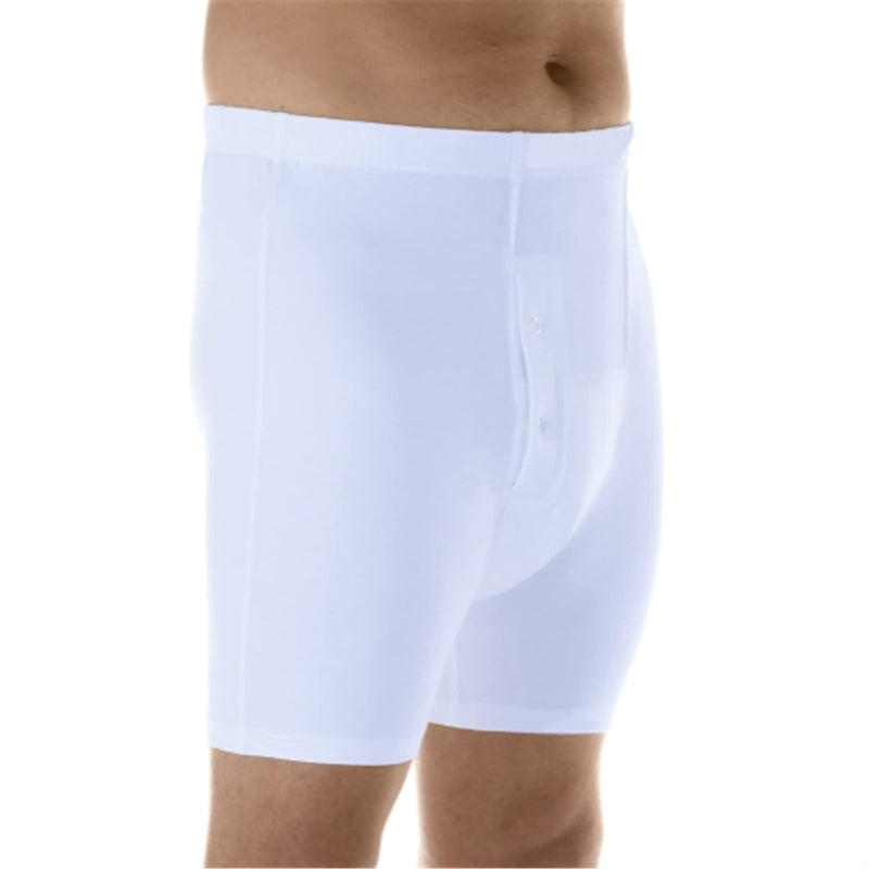 3-Pack Men's Assorted Regular Absorbency Washable Reusable Incontinence Boxer Briefs Large (Waist 38-40) Large (Pack of 3)