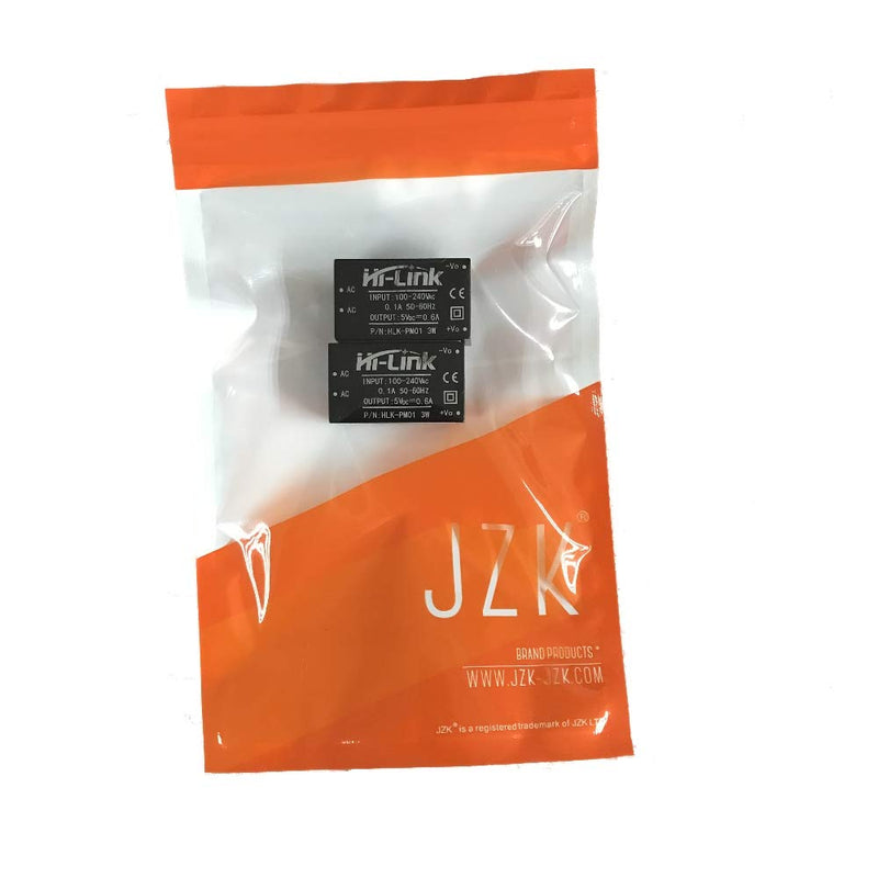 JZK 2 x HLK-PM01 AC DC 220V to 5V household power supply module power supply module