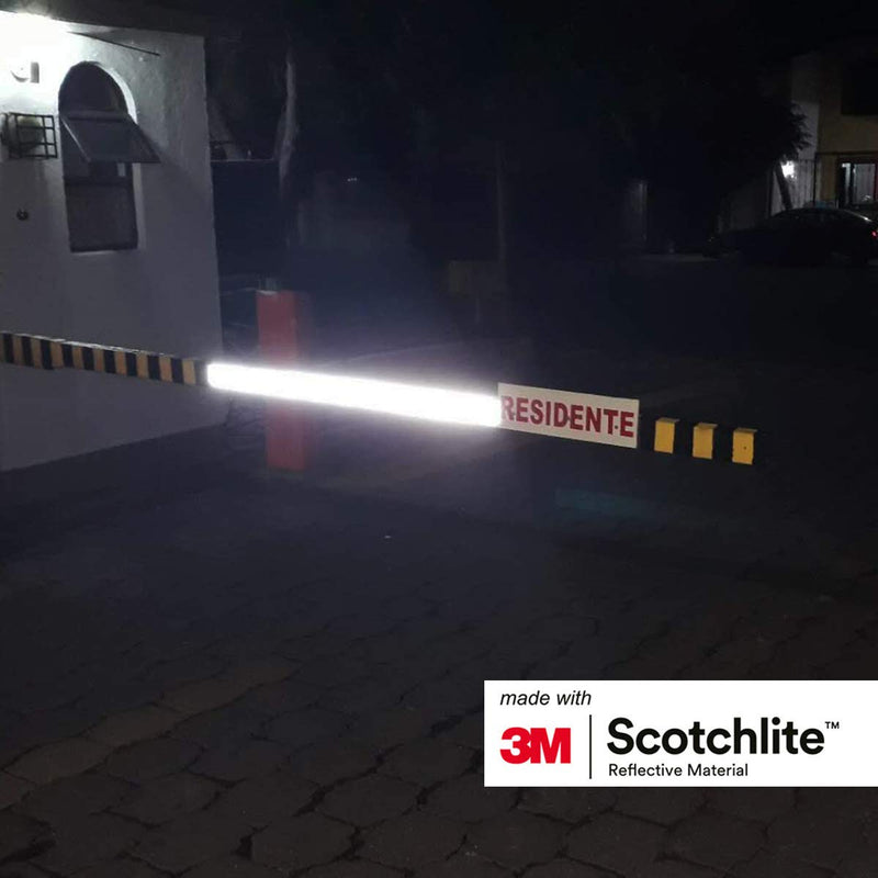 Salzmann 3M Reflective Tape - Universal High Visibility Tape for backpacks, helmets, bikes, cars, etc. - Made with 3M Scotchlite Silver, 1 Roll (2" x 39")