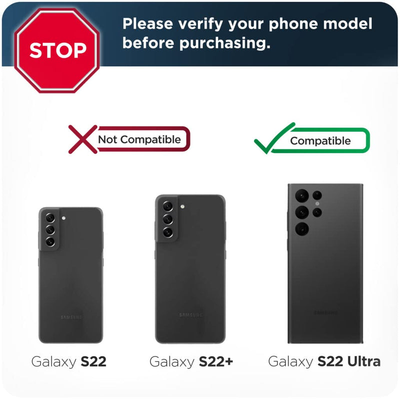 Encased Belt Clip Holster for Spigen Tough Armor Case (Samsung Galaxy S22 Ultra) Case not Included