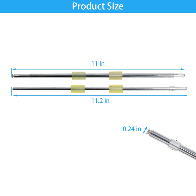 2023 Upgraded Feed Roller Kit with Iron Shaft, Compatible with Fujitsu Fi-6130 Fi-6130Z Fi-6140 Fi-6140Z Fi-6230 Fi-6230Z Fi-6240 Fi-6240Z Fi-6125 Fi-6225 etc,Parts Number: PA03540-Y075 (2PCS) Feed Roller Kit with Shaft