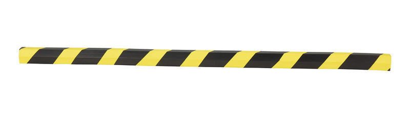 Vestil FEG-D Foam Edge Corner Guard with Adhesive Tape, 40" Length x 1-1/2" Width x 1-1/2" Height, Yellow/Black