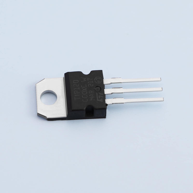 The Lord of the Tools 20pcs TIP120 NPN Power Transistor Silicon Epitaxy Power Transistor 5 Amp 60 Volt Darlington Transistors TO-220 for Motor Magnets