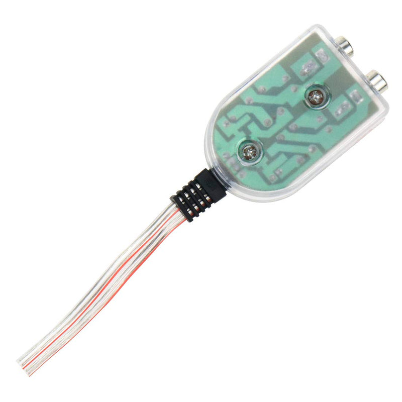 AUTUT 2 Pcs Car High to Low Impedance Converter Audio Signal Adapter Speaker Output to RCA Line Control