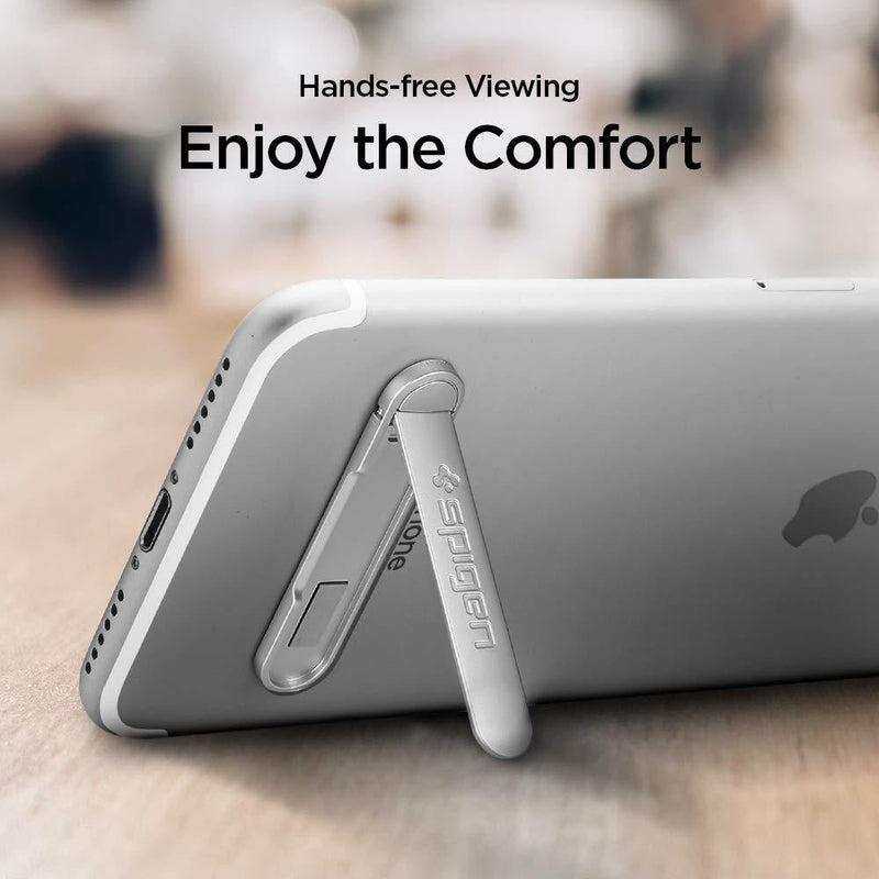 Spigen U100 Universal Kickstand Compatible with Any Cellphone - Silver (US Patent Pending)