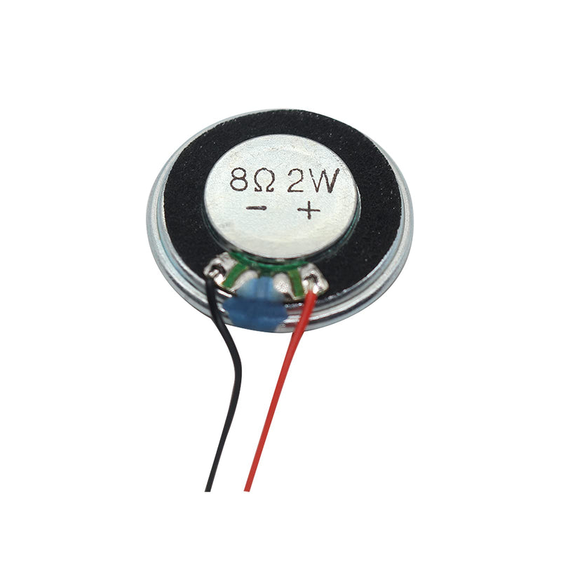 Round Micro Speaker,28mm 2W 8 ohm Round Internal Magnetic Speaker Loudspeaker,Mini Loudspeaker,for Laptop, Tablet, Walkie-Talkie, Video Player