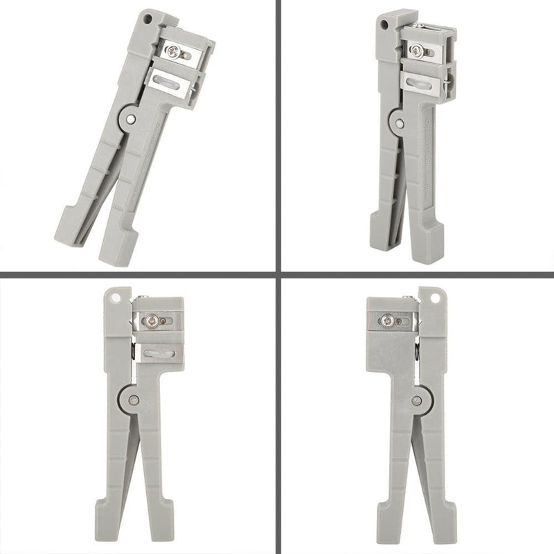 Fiber Optic Jacket Stripper Coaxial Cable Stripping Cutter Tool Cable Cutter Crimper 45-162