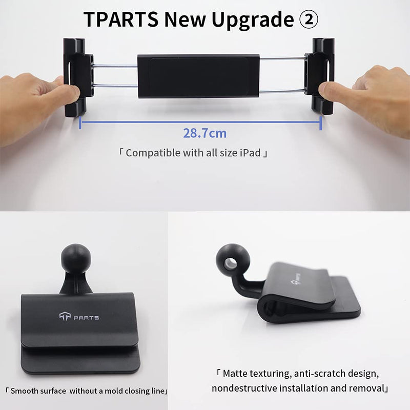 TPARTS Backseat Headrest Tablet Mount Compatible With Model3/Y