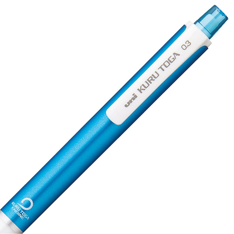 Uni Kurutoga Mechanical Pencil Standard, 0.3mm, Blue (M34501P.33)