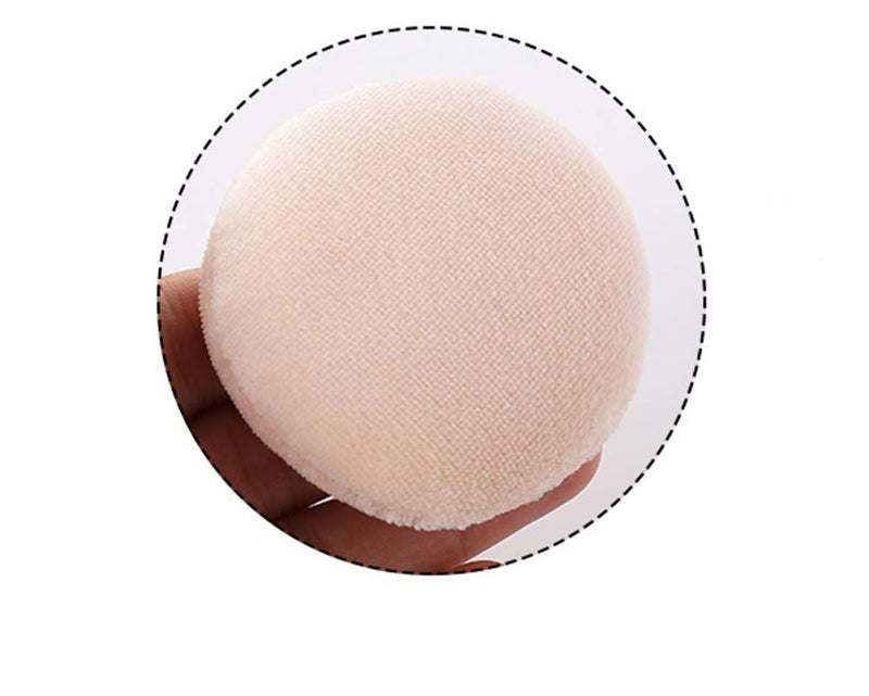 AKOAK 2 Pcs Capacity 20 ml(0.67 oz) Empty Reusable Plastic Loose Powder Compact Container DIY Makeup Powder Case with Sponge Powder Puff,Mirror and Elasticated Net Sifter