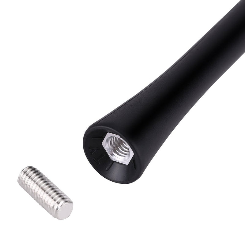 Car Aerial Antenna, Keenso Universal 9 Inches Car Replacement Anti Noise Beesting Aerial FM Radio Antenna with Screws