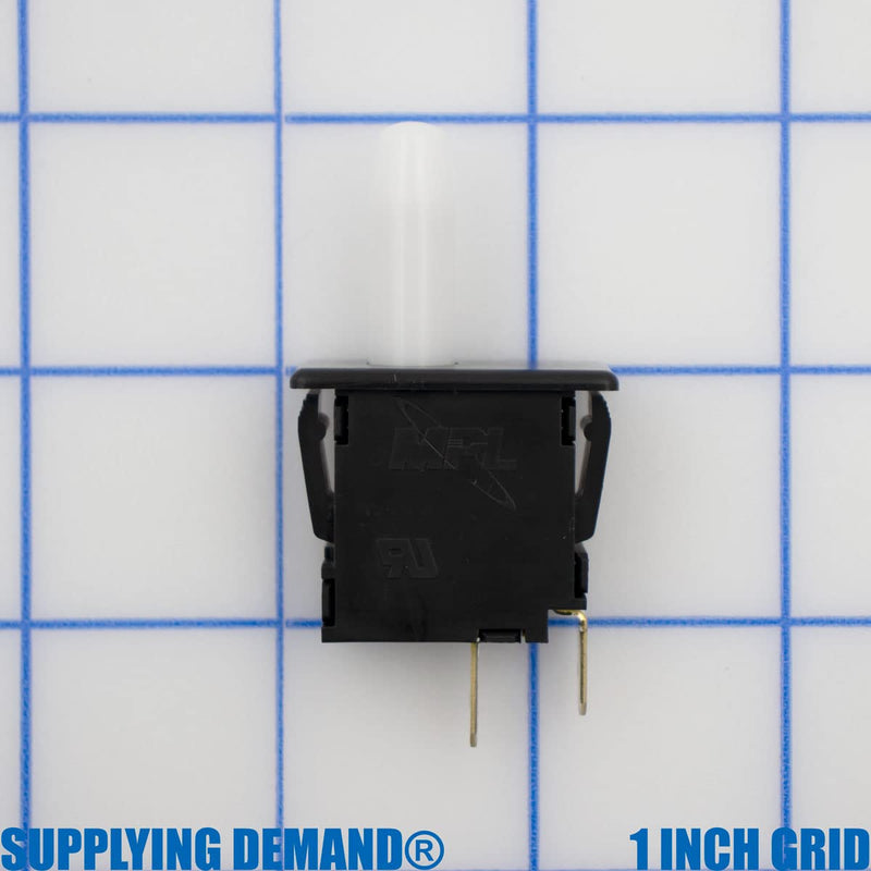 Supplying Demand 42-22692-07 HVAC Push Button Door Switch 1/4 Inch Quick Connects