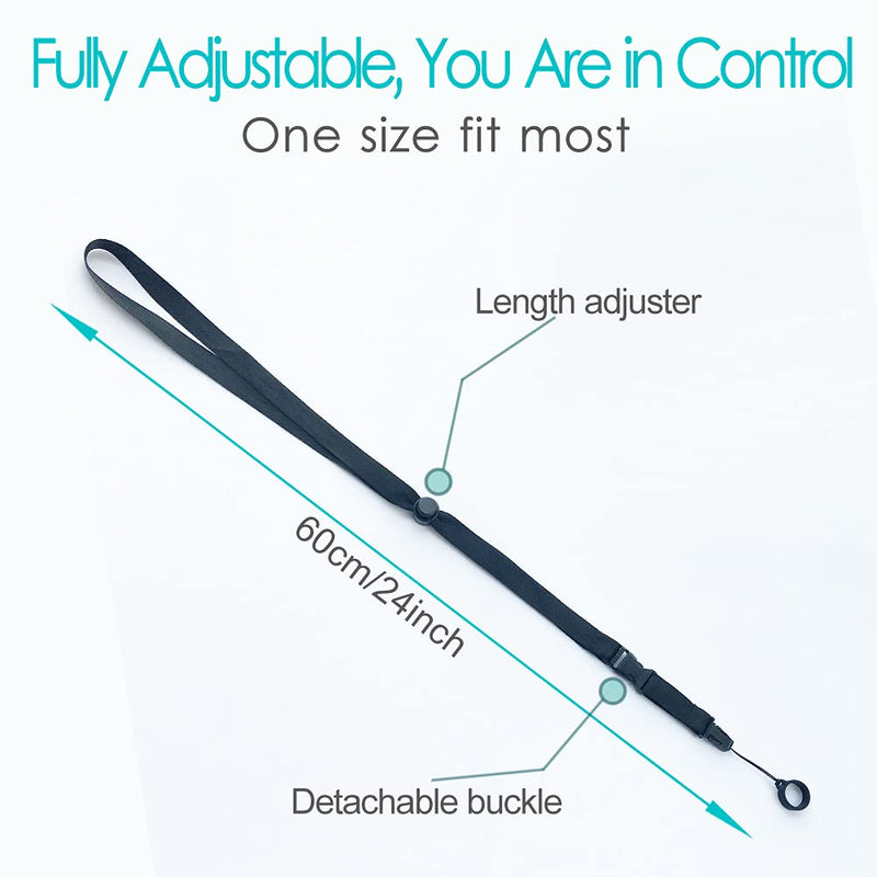 Detachable Peritoneal Dialysis Transfer Set Holder Adjustable Lanyard with Quick Release Buckle Secure PD Catheter Tube Shower Accessories 2PCS