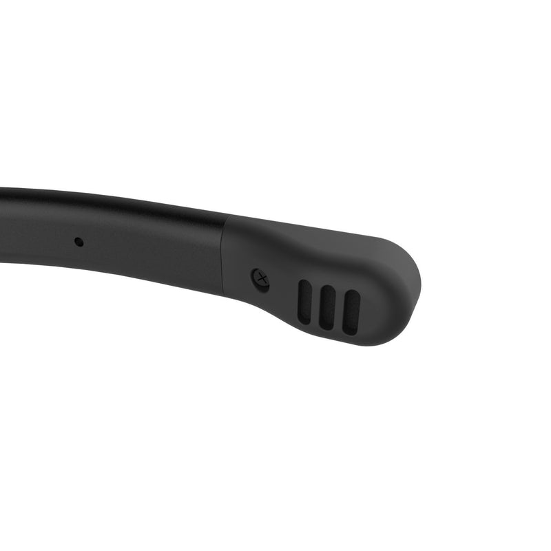 Koss CS200 USB Double-Sided On-Ear Communication Headset, Noise-Cancelling Electret Microphone, Flexible Microphone Arm, Wired with USB Plug, Black