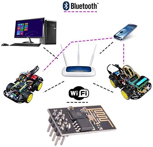4Pcs ESP8266 Serial Wifi Module ESP-01 Updated Wireless Transceiver Board 3.3V for Arduino