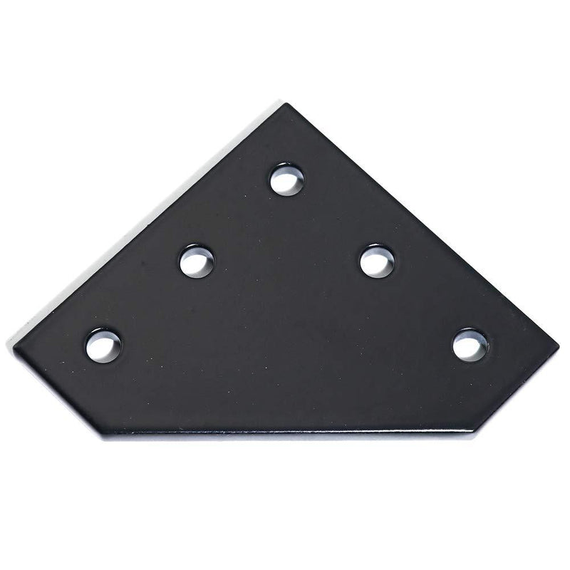 KOOTANS 4pcs/lot New 5 Hole 90 Degree Joint Board Plate Corner Angle Bracket Connection Joint Strip for Slot 6mm 2020 Aluminum Profile 3D Printer Frame 4pcs 20S Joint Plate