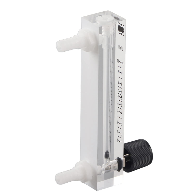 Gas Flow Meter, LZQ-7 Flow Meter 1-10 LPM Flow Meter Rotameter Air Oxygen 0-15 L/min Flow Meter for Oxygen/Air/Gas LZQ-7 Acrylic Rotometer with