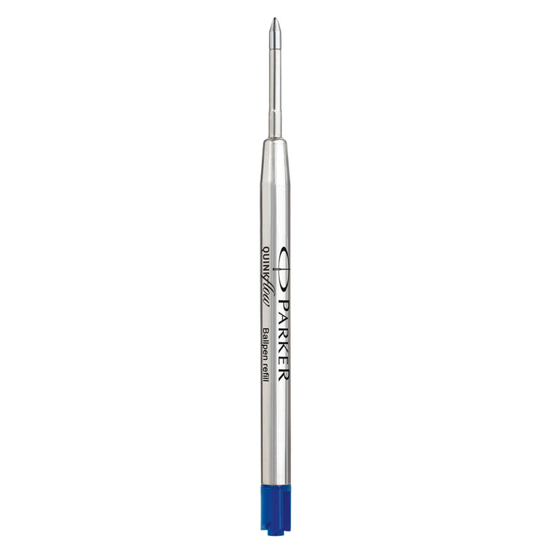 PARKER QUINKflow Ballpoint Pen Ink Refills, Medium Tip, Blue, 3 Count