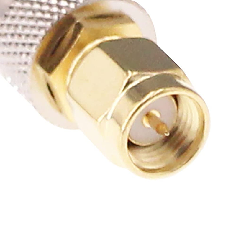 RFaha 5pcs SMA to BNC Coax Connector SMA Male to BNC Female RF Adapter Coax Coaxial Connector Adapter for RF Antennas/Wireless LAN Devices(F18-5)