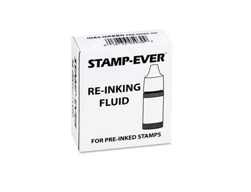 Stamp-Ever Pre-Inked Refill Ink, 7ml Bottle, Green (5030) 1-Pack - 7ml bottle