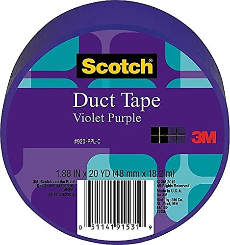 3M 920-PPL-C 20 Yards Violet Purple Duct Tape