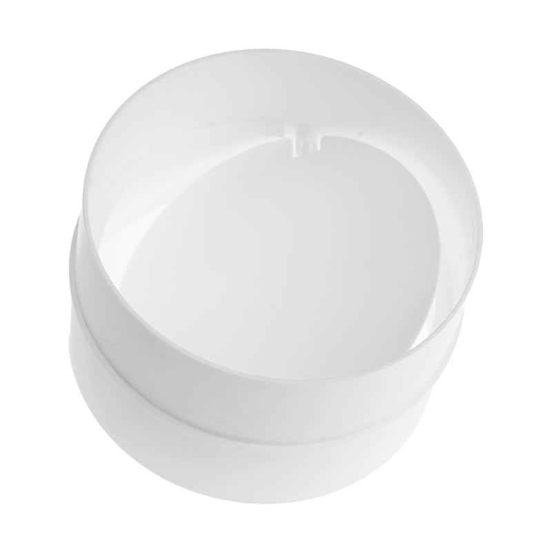 Vent Systems 4'' Inch Backdraft Damper - Backflow Shutter - ABS Plastic - One-Way Airflow Ducting Insert - Inline Fan Vent Deflector 4'' Inch - Pack of (2) 2