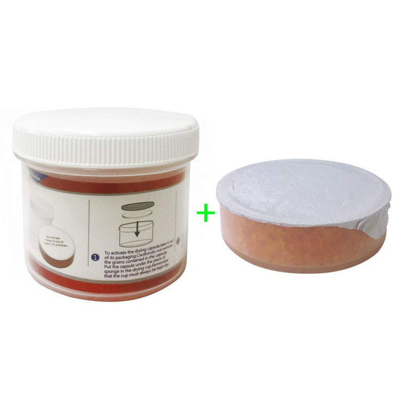 Hearing Aid Dehumidifier Hearing Aids Drying Set (Include One Drying Jar and One Drying Capsule) 2 Piece Set