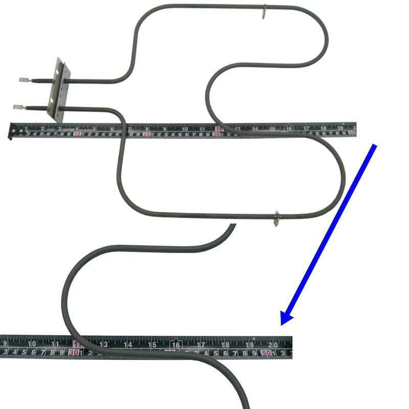 Supplying Demand WB44K5013 Bake Element Assembly WB44K5008 WB44K5010 For Range Oven Heating Model Specific Not Universal