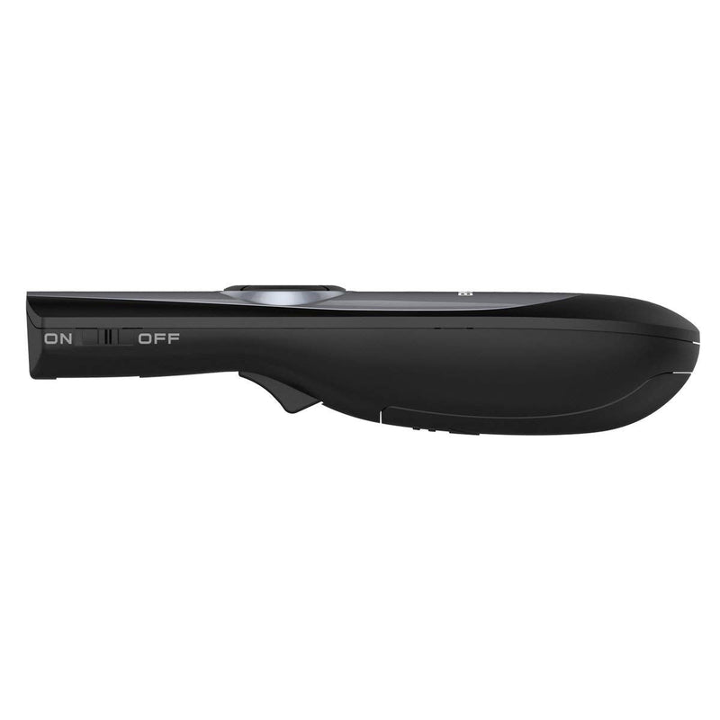 BYEASY Wireless Presenter, RF 2.4GHz Presentation Clicker Remote 100 FT, USB PowerPoint PPT Clicker with Red Laser Pointer, Volume Control for Google Slides- Black P5000 - Red Laser
