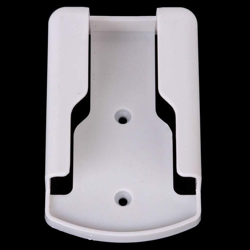 MOMOFULL Remote Holder Wall Mount Media Controller Organizer White Plastic Storage Box