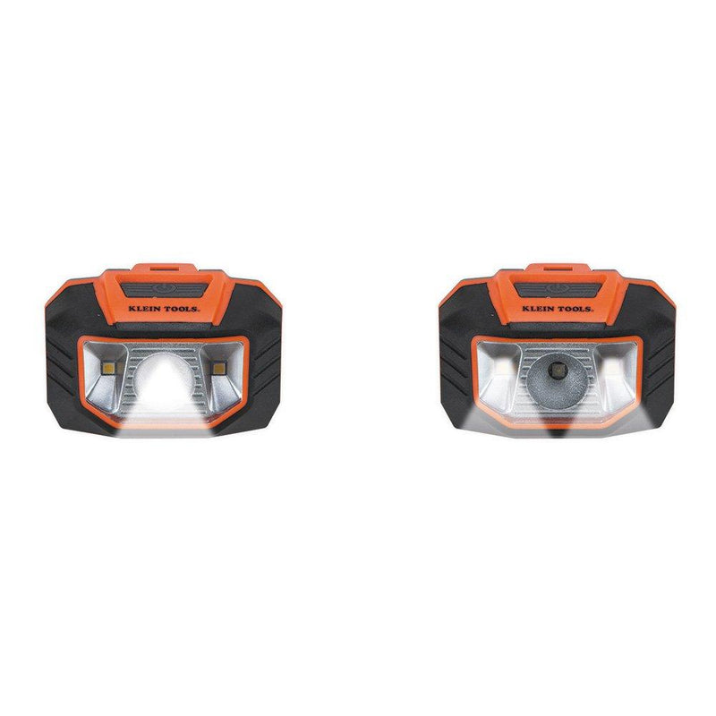 Klein Tools 56220 LED Light, Hard Hat Headlamp, Flood Light and Spotlight with 45-Degree Tilt and Anti-Slip Strap