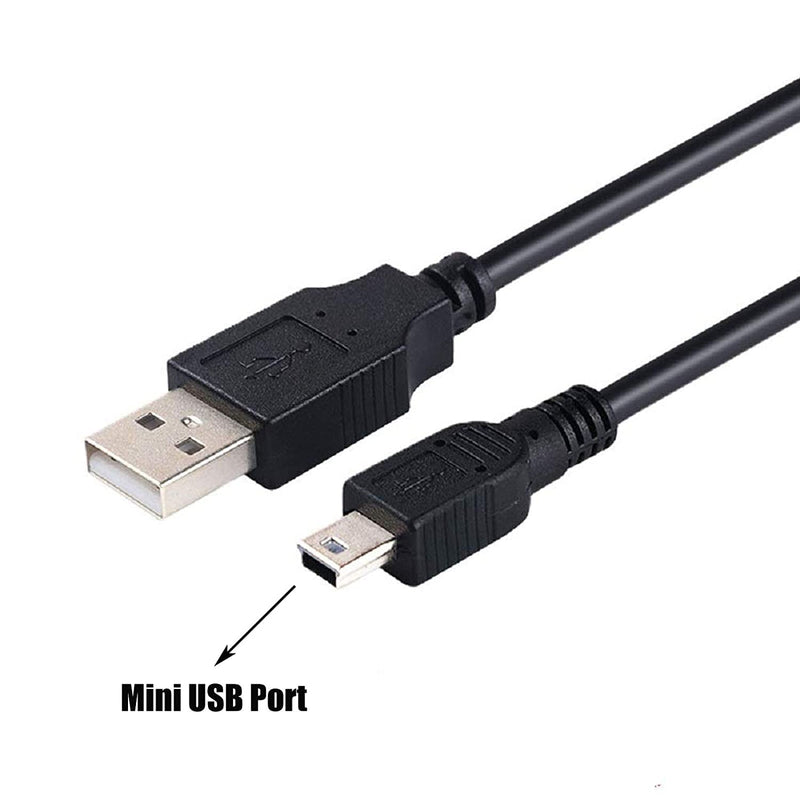 SISSFO Replacement for Canon Camera USB Cable Mini USB Data Transfer Cable Cord Compatible with Canon PowerShot/Rebel/EOS/DSLR Cameras and Camcorders (IFC-400PCU) 1Pack 6FT