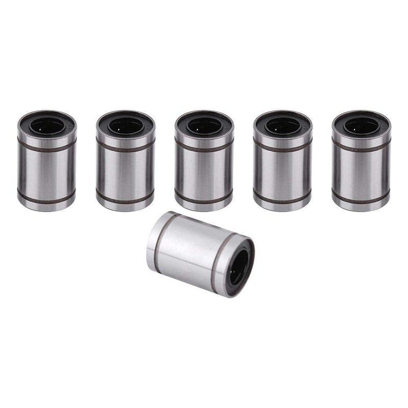 10Pcs 12 * 20 * 30 LM12UU Bearing 12mm Linear Motion Ball Bearing CNC Slide Bushing for 12mm Rod, 3 Dimensional Printer CNC Parts, and Other Applications