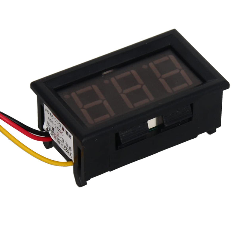 Fielect YB27 DC100V 3 1/2 Digit Red LED Digital Volt Voltmeter Panel Meter DC Voltmeter