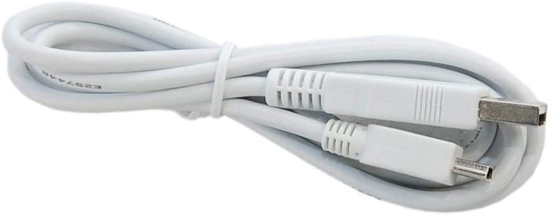 HQRP USB to Mini USB Cable (White) Works with Leapfrog LeapPad1 / LeapPad 1 ; LeapPad2 / LeapPad 2 Power ; LeapPad2 / LeapPad 2 Explorer Kids' Explorer Learning Tablet